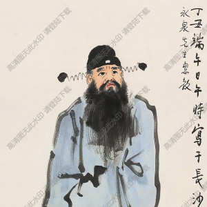 徐悲鴻國(guó)畫 鐘馗 (3) 高清大圖下載