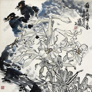 陳子奮國(guó)畫(huà) 花鳥(niǎo) (4) 高清大圖下載