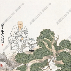 陳子奮作品 人物寫(xiě)生 高清大圖下載