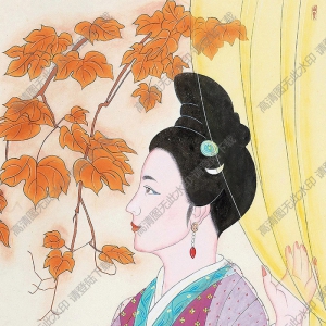 潘絜茲作品 長(zhǎng)恨歌畫意 高清大圖下載