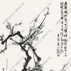 于希寧國畫 白梅 (4) 高清大圖下載