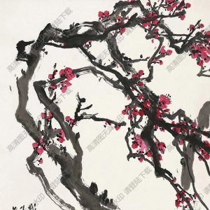 于希寧國畫 紅梅 (6) 高清大圖下載