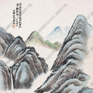 姜筠國(guó)畫 山水 (11) 高清大圖下載