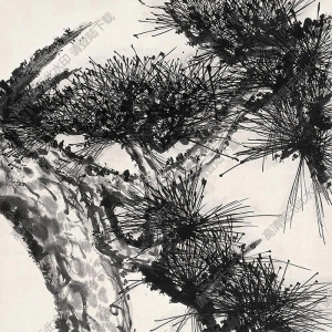 湯滌國(guó)畫(huà) 松樹(shù) (4)高清大圖下載