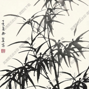 余紹宋國(guó)畫 墨竹圖 (7) 高清大圖下載