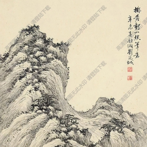 劉子久國(guó)畫 山水 (7) 高清大圖下載