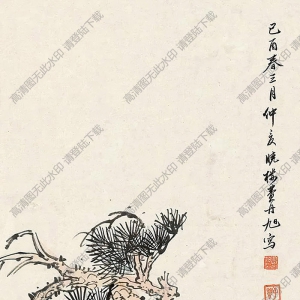費(fèi)丹旭國(guó)畫 仕女 (8) 高清大圖下載