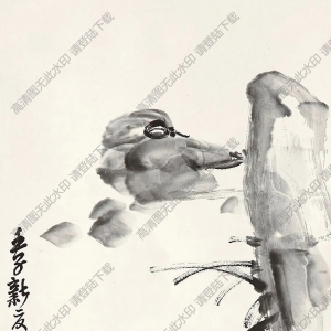 來(lái)楚生國(guó)畫 春江水暖 高清大圖下載