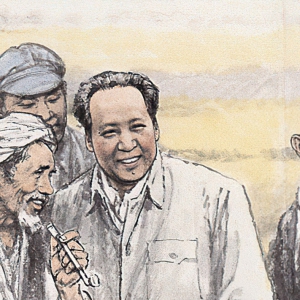 馬振聲國畫作品_川西三月_高清大圖下載