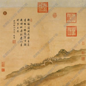 清代 董邦達(dá)名畫(huà) 柳浪聞鶯 高清大圖下載