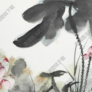 張大千國(guó)畫(huà)_荷花世界夢(mèng)俱香_高清大圖下載