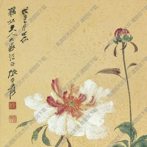 張大千國(guó)畫(huà)_月季花_戊子十月寫(xiě)_高清大圖下載