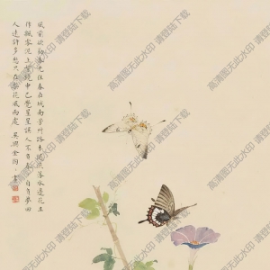 金章_金陶陶國(guó)畫_春在城南_高清大圖下載