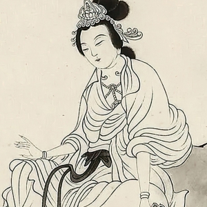金章_金陶陶國(guó)畫_觀音(2)_高清大圖下載