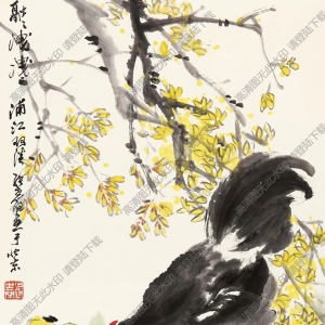 張世簡(jiǎn)作品_母雞帶小雞_高清大圖下載
