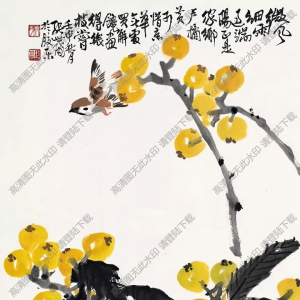 張世簡_微風(fēng)細(xì)雨正端陽,正是家鄉(xiāng)蘆橘黃_高清大圖下載