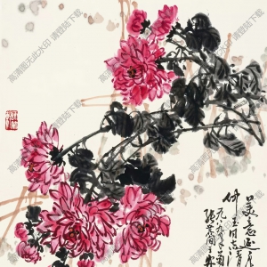 張世簡國畫_美意延年_高清大圖下載
